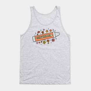 Sagittarius Crayon Tank Top